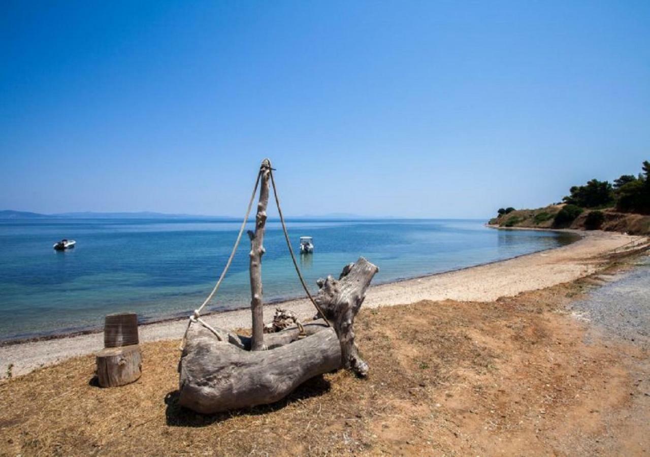 Cozy Cliff House Villa Néa Potídea Kültér fotó